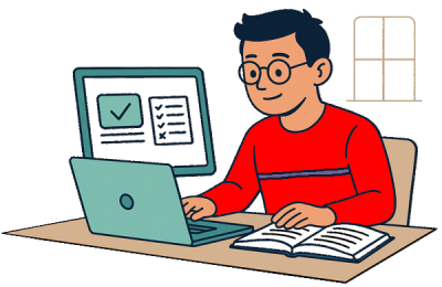 agent ssiap révisant sur qcmssiap.com